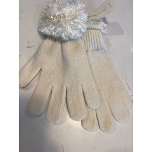 Womens Charter Club Off White Gloves O/S NWT